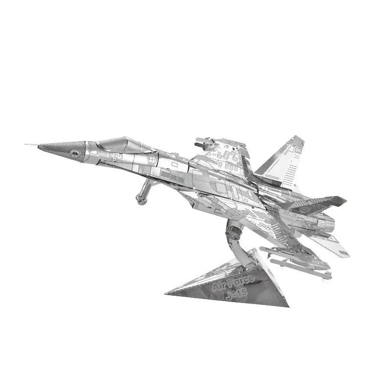 Engineered 3D Metal Aircraft Model Kit