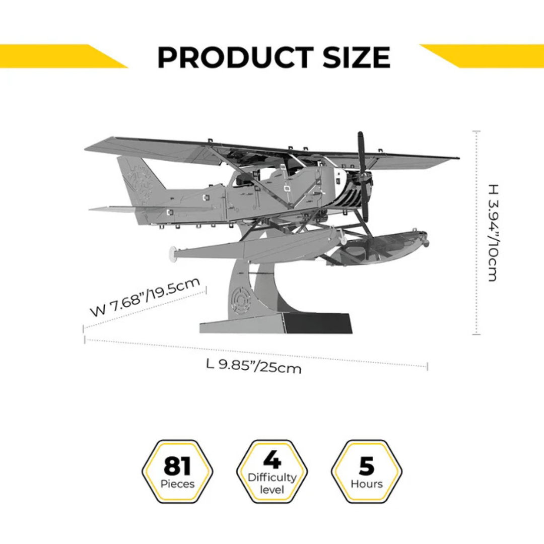 Engineered 3D Metal Aircraft Model Kit