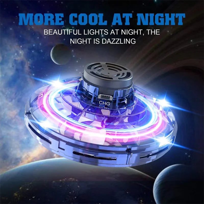 Dron volador mágico OVNI giratorio